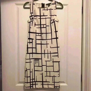 Patterned Midi Dress